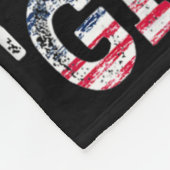 4. Juli George Washington Griddy George Griddi Fleecedecke (Ecke)