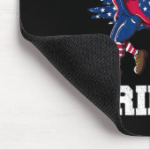 4. Juli George Washington Griddy George Griddi Mousepad (Ecke)