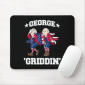 4. Juli George Washington Griddy George Griddi Mousepad (Mit Mouse)