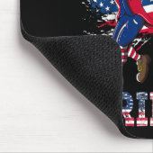 4. Juli George Washington Griddy George Griddi Mousepad (Ecke)