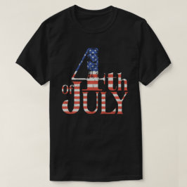 4. Juli George Washington Retro Patriotic T-Shirt