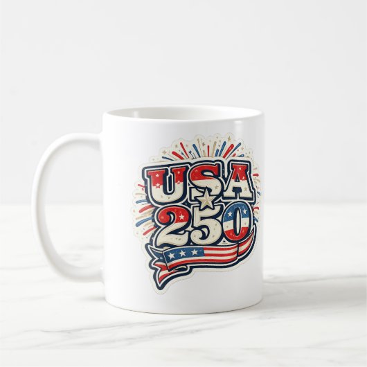 4. Juli Geschenk Kaffeetasse (Links)