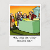 4. Juli Geschenk! Postkarte (Vorderseite)