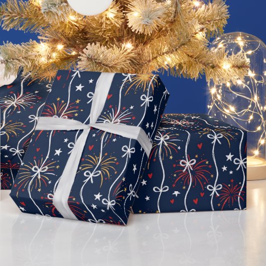 4. Juli Geschenkpapier (Feiertage)