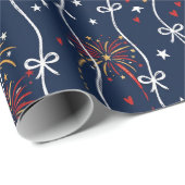 4. Juli Geschenkpapier (Rolleneckpunkt)