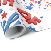 4. Juli-Geschenkpapier Geschenkpapier (Rolleneckpunkt)