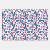 4. Juli Geschenkpapier Set (Vorderseite)
