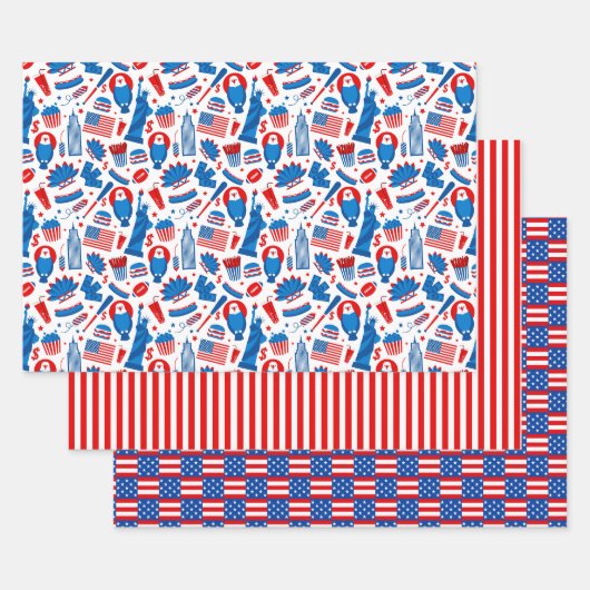 4. Juli Geschenkpapier Set (Set)