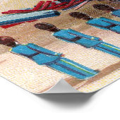 4. Juli Girl and Toy Soldiers Poster (Ecke)