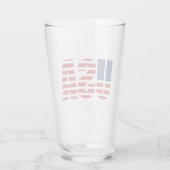 4. Juli Glass Tumbler (Rückseite)