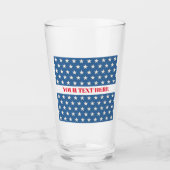 4. Juli Glass Tumbler (Vorderseite)