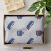 4. Juli Glitzer Burger & Hot Dog Seidenpapier (Geschenk)