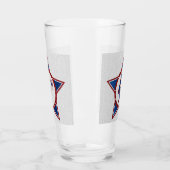 4. Juli Glitzer Glas (Links)