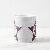 4. Juli Glitzer Kaffeetasse (Mittel)