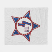 4. Juli Glitzer Picnic Blanket Fleecedecke (Vorderseite (Horizontal))