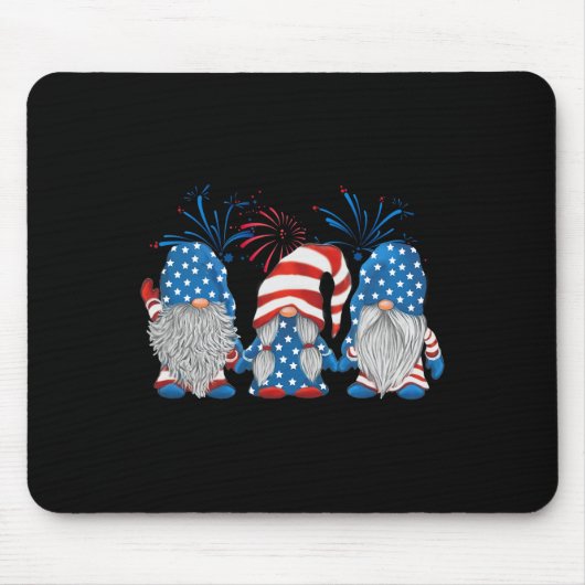 4. Juli Gnomes American Gnome Independence Mousepad (Vorne)
