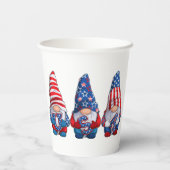 4. Juli Gnomes Pappbecher (Rückseite)