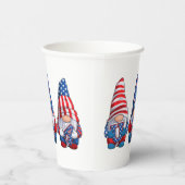 4. Juli Gnomes Pappbecher (Rechts)