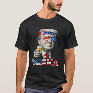 4. Juli Great Agains Patriotic 4. Juli T-Shirt
