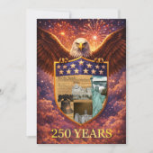 4. Juli Great American Eagle Shield 250. Einladung (Vorderseite)