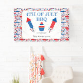 4. Juli GRILLEN Amerikanisch Banner (Insitu)