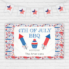 4. Juli GRILLEN Amerikanisch Banner