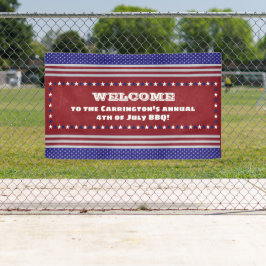 4. Juli GRILLEN (anpassbar) Banner