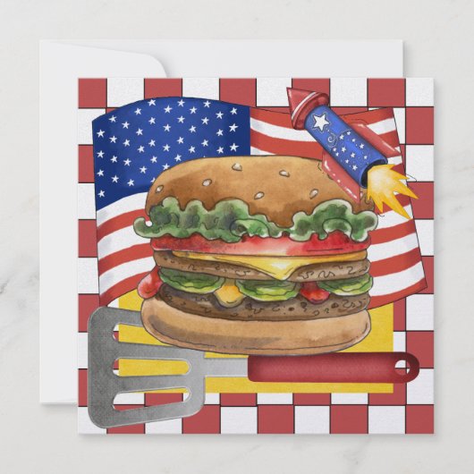 4. Juli - GRILLEN Cook Out ! SRF Einladung (Vorderseite)