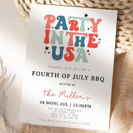 4. Juli GRILLEN Einladung, 4. Juli Einladung, 4. J Einladung