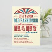 4. Juli GRILLEN Kinderdusche Einladung (Stehend Vorderseite)