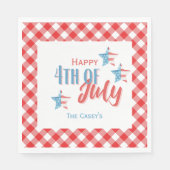 4. Juli GRILLEN Paper Napkin Serviette (Vorderseite)