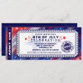 4. Juli GRILLEN Party Einladung (Vorne/Hinten)