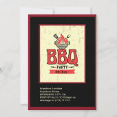 4. Juli Grillen Party Einladung (Rückseite)