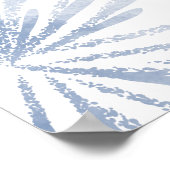 4. Juli GRILLEN Party Red White Blue Custom Poster (Ecke)