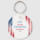 4. Juli GRILLEN Party Schlüsselanhänger (Vorderseite)