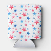 4. Juli Grillen Rot-Blau-Patriotik-Stars Grill Dosenkühler (Rückseite)