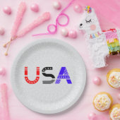 4. Juli GRILLEN USA Paper Teller (Party)