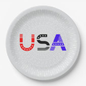 4. Juli GRILLEN USA Paper Teller (Vorderseite)