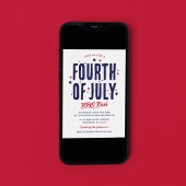 4. Juli GRILLEN zum Unabhängigkeitstag Einladung