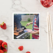 4. Juli Grillparty Serviette (Beispiel)