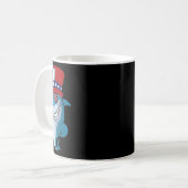 4. Juli Hai für Kinder Kaffeetasse (Vorderseite Links)