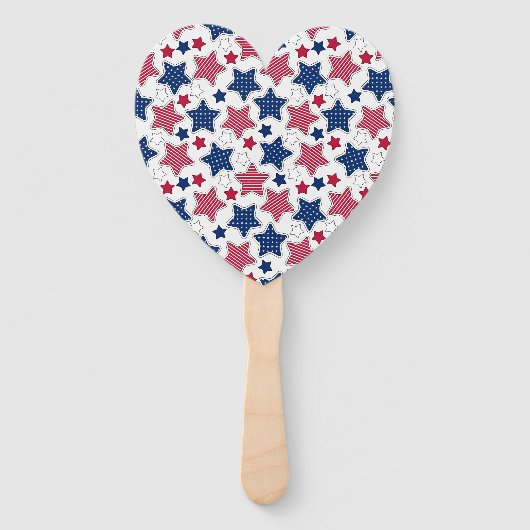 4. Juli Handfans Fächer (Rückseite)