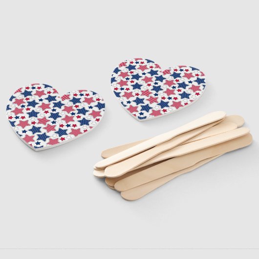 4. Juli Handfans Fächer (Non-assembled)