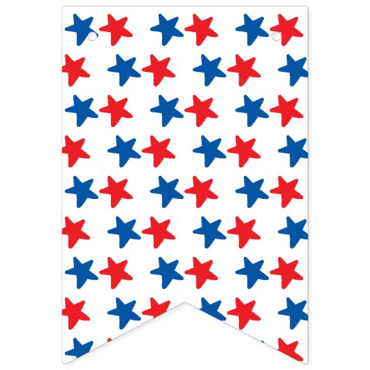 4. Juli | Händgezeichnete amerikanische Flagge & S (Dritte Fahne)