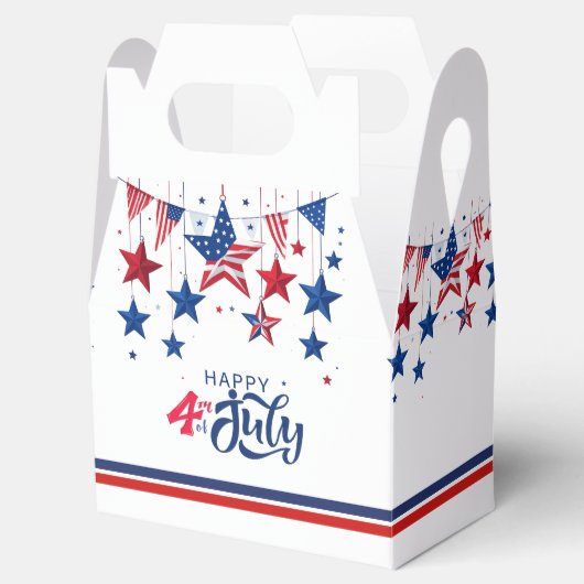 4. Juli Hanging Stars ID1103 Geschenkschachtel (Geöffnet)