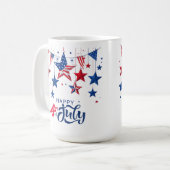 4. Juli Hanging Stars ID1103 Kaffeetasse (Vorderseite Links)