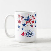 4. Juli Hanging Stars ID1103 Kaffeetasse (Links)