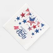 4. Juli Hanging Stars ID1103 Serviette (Ecke)