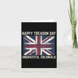 4. Juli Happy Teason Day Funny American Men Wo Karte
