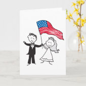4. Juli Hochzeitsgeschenke Karte (Gelbe Blume)